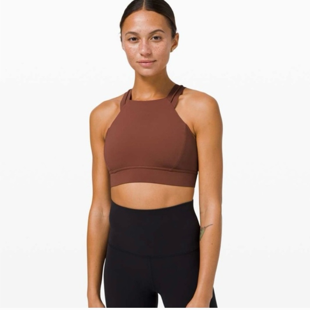 Lululemon Athletica Strong At Heart Sports Bra High Neck